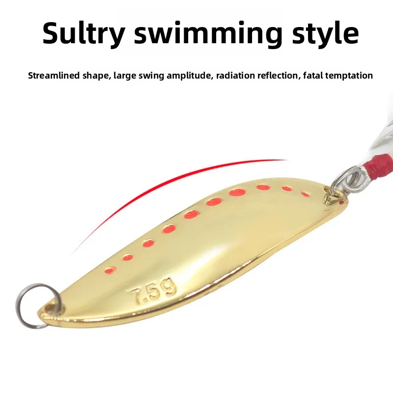 New Leech Sequins Long-Distance Lure Zinc Alloy Artificial Hard ABS Pencil Lure - view 4