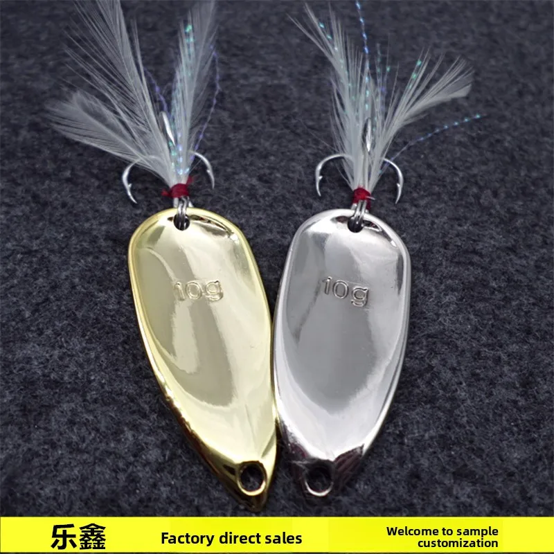 Smooth Surface Holographic Cicada Metal Spoon Lure, Ultralight ABS Pencil Lure - view 2