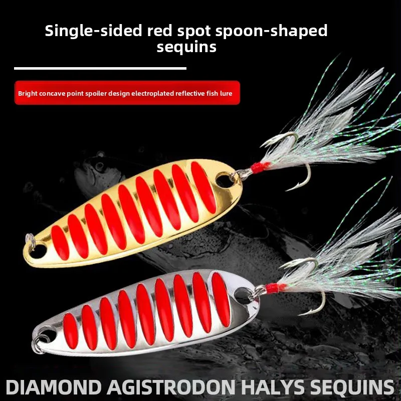 Single Curved Zinc Alloy Luya Sequin Artificial Hard Bait Lure ABS Pencil Lure - view 2