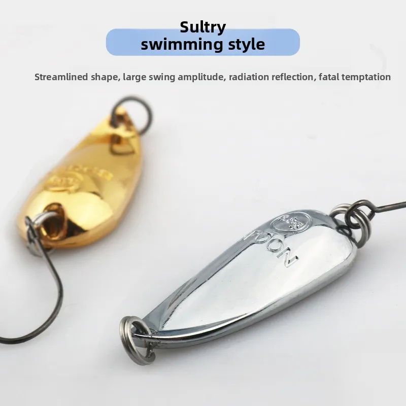 Cicada Zinc Alloy Lure Mouth Sequin Micro-object Bait Bouth Blue ABS Pencil Lure - view 3