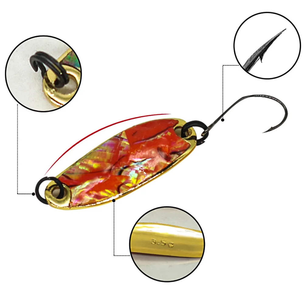 Lure Metal Bass Artificial Hard Bait with Horse Mouth Sequin ABS Pencil Lure - view 3