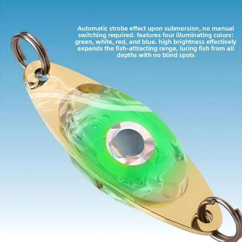Offshore Special Underwater LED Fish Attracting Light, One-eyed Spoon & Spinner ABS Pencil Lure - view 1