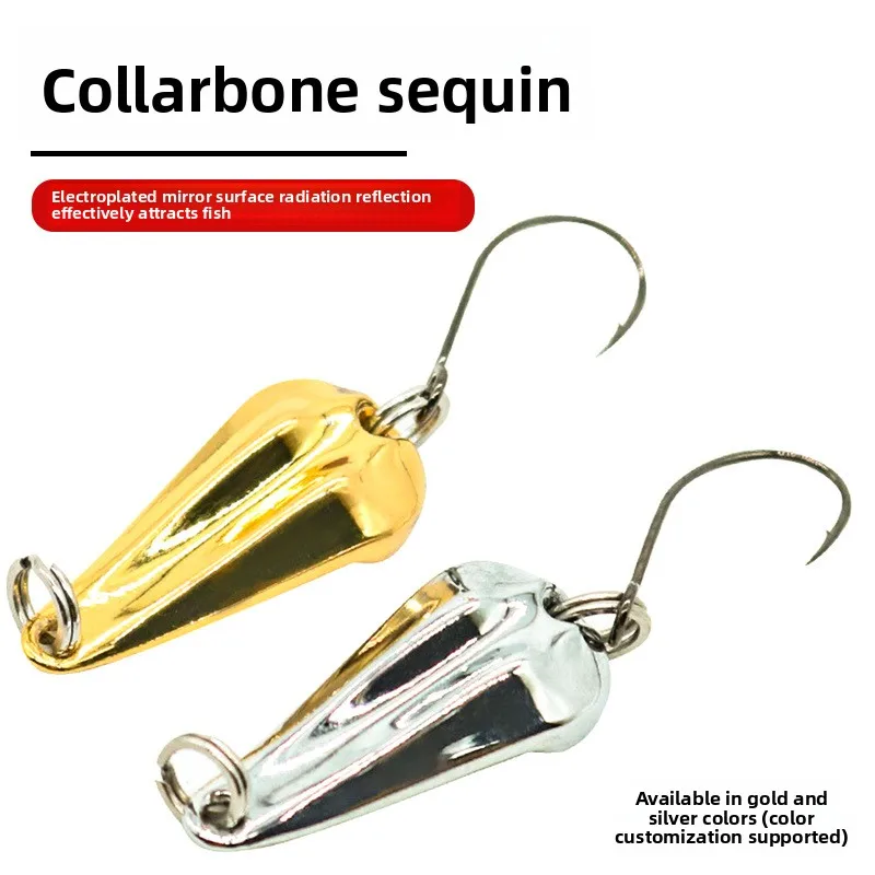 Zinc Alloy Clavicle Lure Sequin Micro-object Cock-mouth Makou