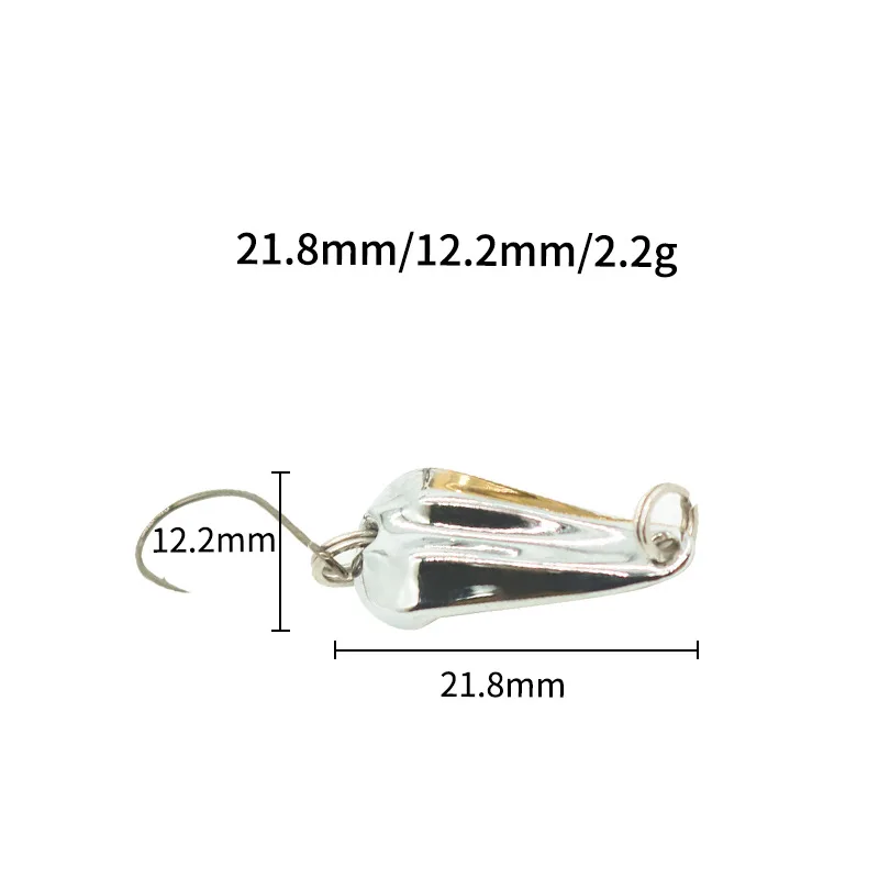 Zinc Alloy Clavicle Lure Sequin Micro-object Cock-mouth Makou ABS Pencil Lure - view 1