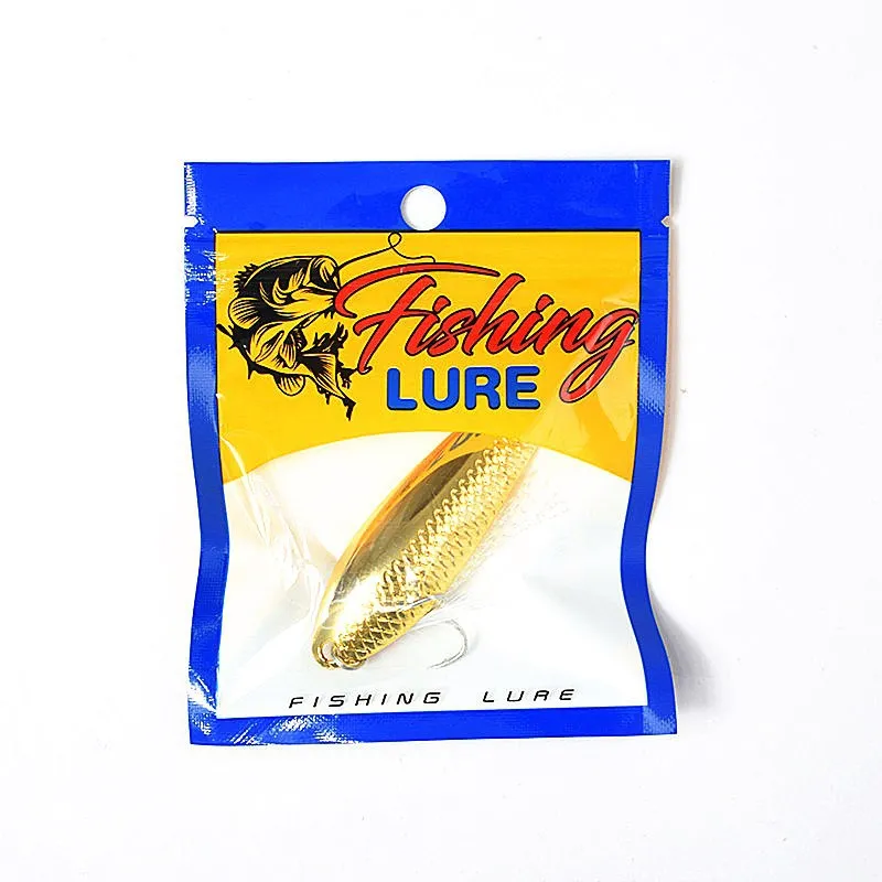 Metal Spoon Lure with Blood Groove Feather Treble Hook, ABS Pencil Lure - view 4