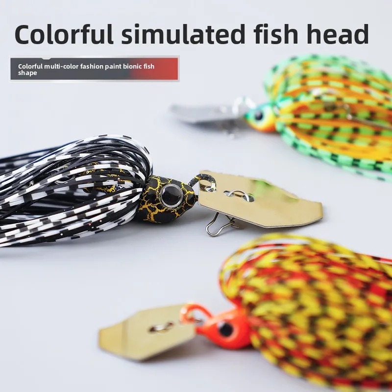 Factory Wholesale Stainless Steel Sequin Jig Water Baffle Bearded ABS Pencil Lure - view 4