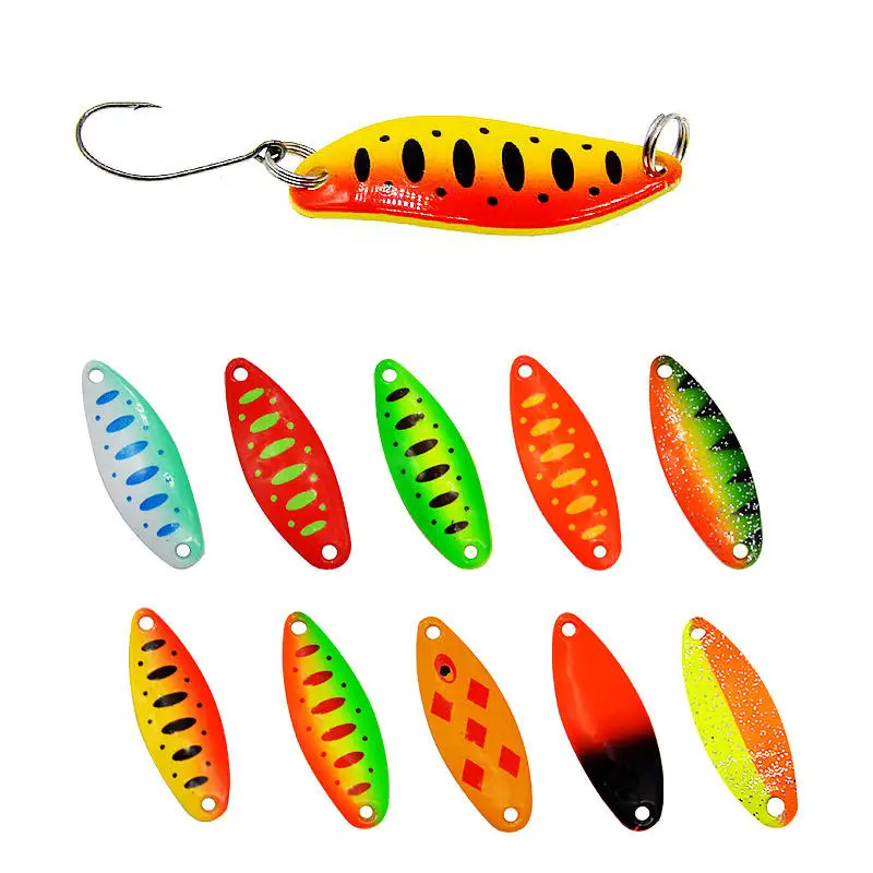 CHEERY Metal Midwater Trout Fishing Spoon Lure Hooks Printed New ABS Pencil Lure - view 6