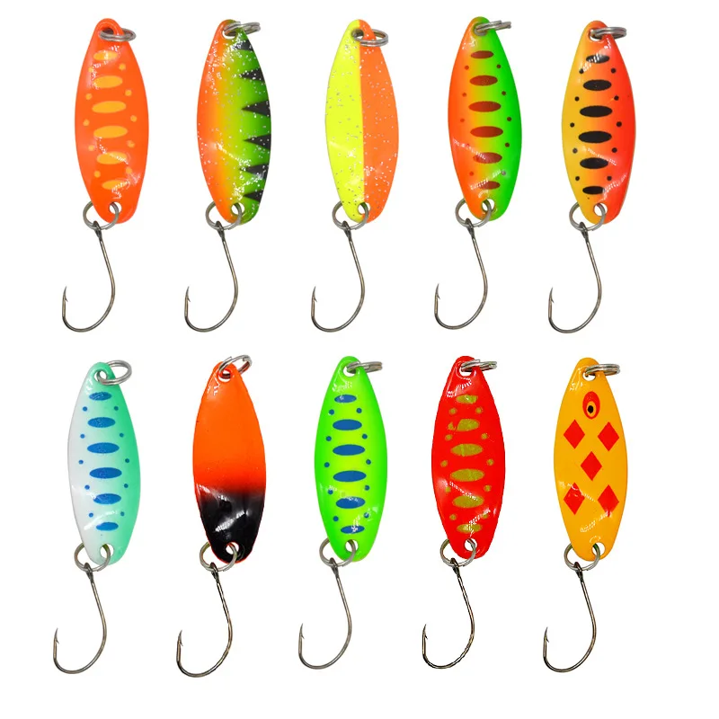 CHEERY Metal Midwater Trout Fishing Spoon Lure Hooks Printed New ABS Pencil Lure - view 8