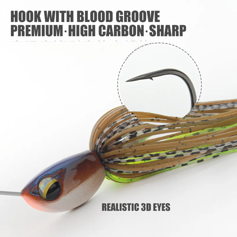 Cheery High-Speed ABS /Metal/ PVC Composite Spinnerbait Lure ABS Pencil Lure - view 13