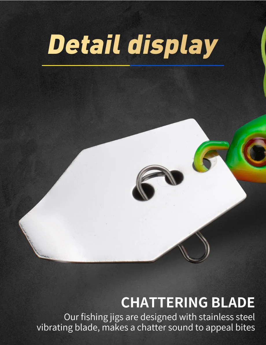 CHEERY Bearded Man Splash Guard Weed-defying 7g/9g/11g Artificial Spoon & Spinner ABS Pencil Lure - view 2