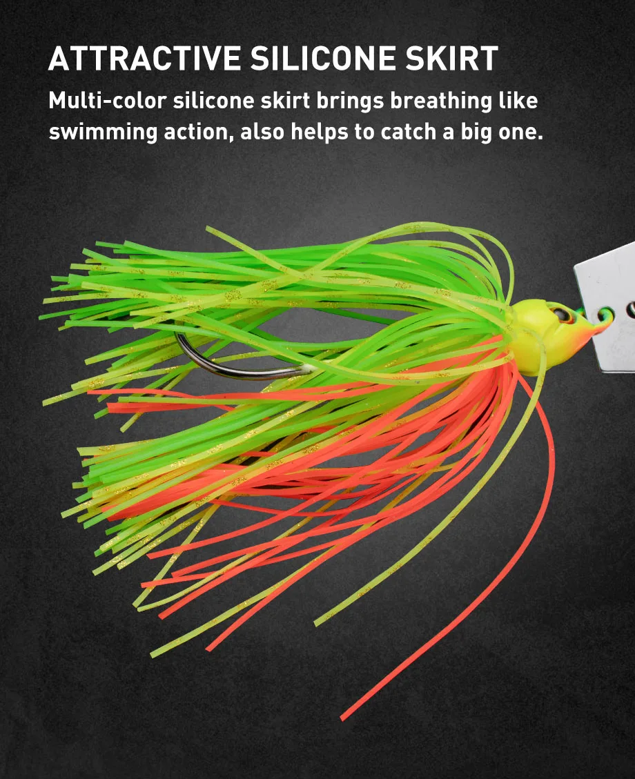 CHEERY Bearded Man Splash Guard Weed-defying 7g/9g/11g Artificial Spoon & Spinner ABS Pencil Lure - view 4