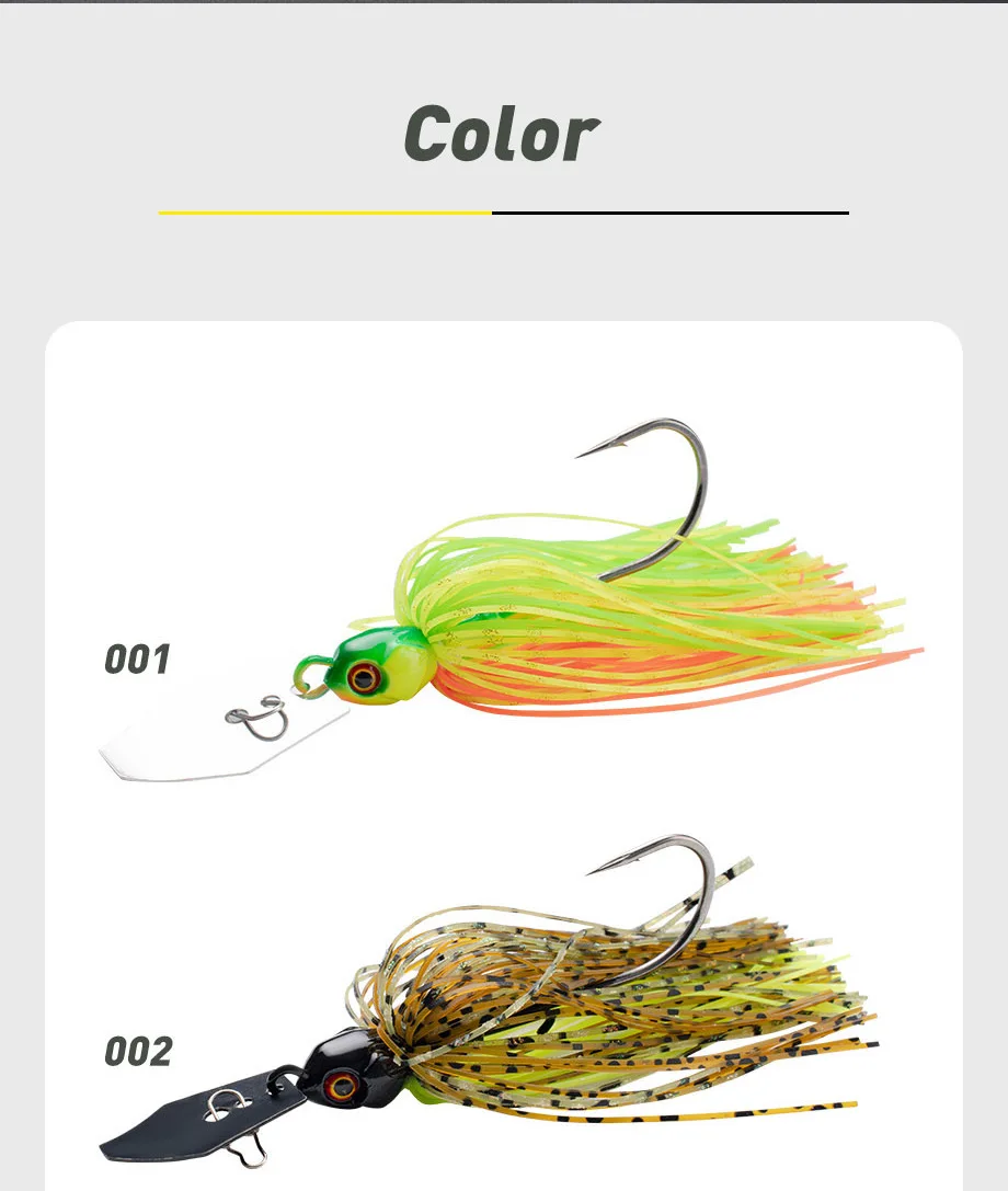 CHEERY Bearded Man Splash Guard Weed-defying 7g/9g/11g Artificial Spoon & Spinner ABS Pencil Lure - view 7