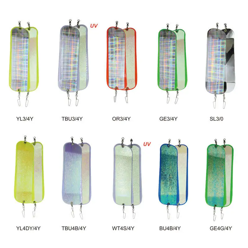 In Stock 25cm New Fishing Flasher Flash Board With Conventional Spoon & Spinner ABS Pencil Lure - view 14