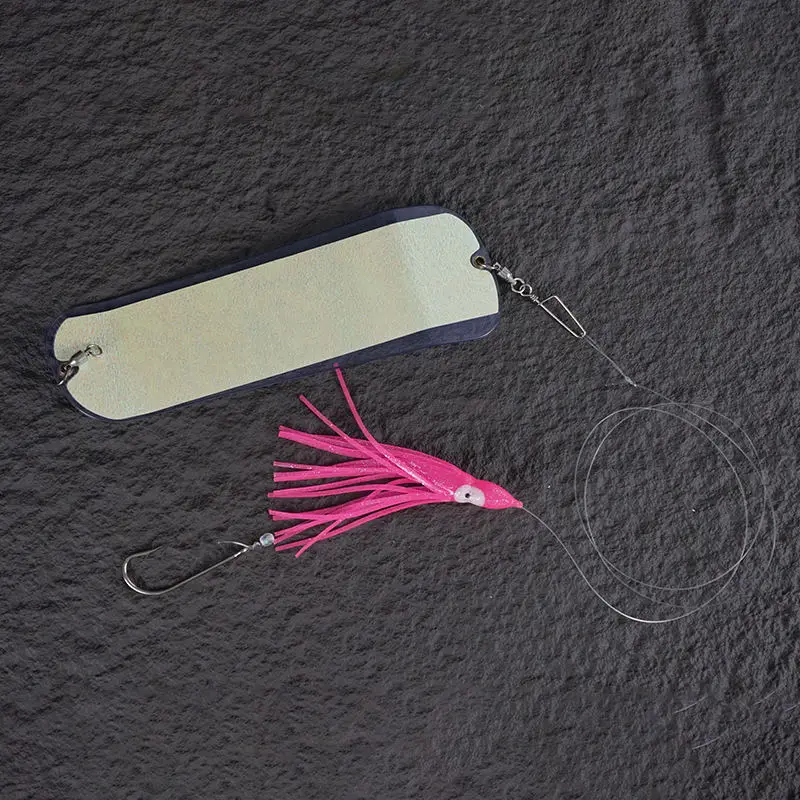 In Stock 25cm New Fishing Flasher Flash Board With Conventional Spoon & Spinner ABS Pencil Lure - view 3