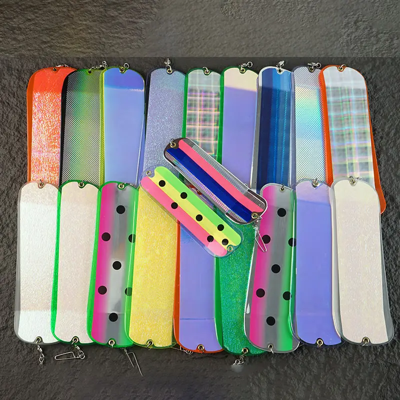 In Stock 25cm New Fishing Flasher Flash Board With Conventional Spoon & Spinner ABS Pencil Lure - view 7