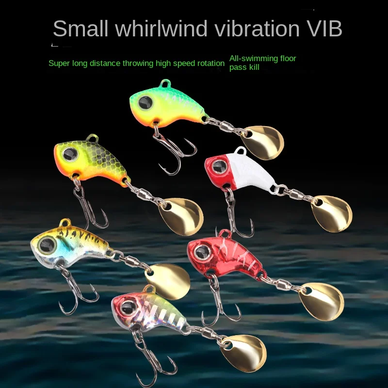 New Luya Bait Fast Spinning Small Whirlwind Vibration VIB Iron ABS Pencil Lure - view 3