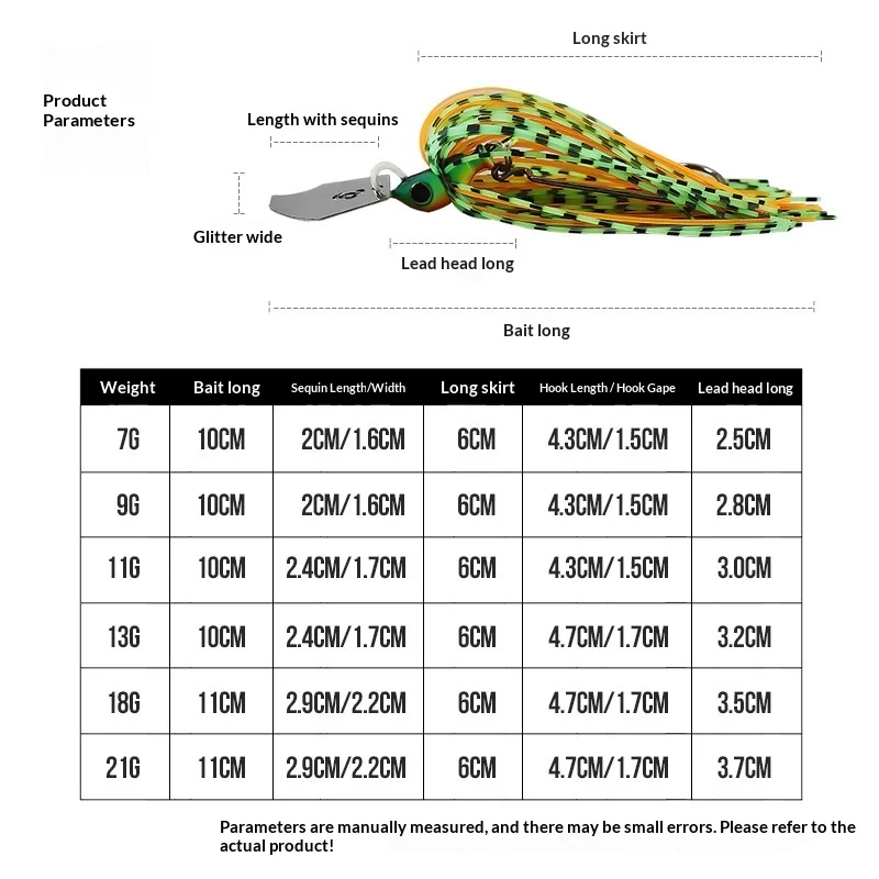 CHEERY Metal Sequin Jig Water-Blocking Board Whisker Lure Live ABS Pencil Lure - view 11