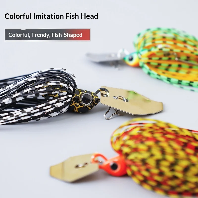 CHEERY Metal Sequin Jig Water-Blocking Board Whisker Lure Live ABS Pencil Lure - view 12