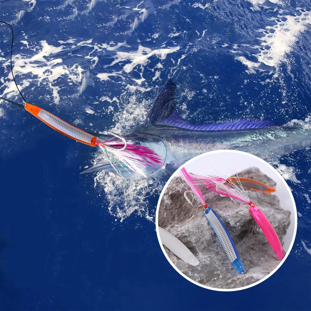 Cheery OEM 6cm 1.2g Hairpin Bow Angle Lure Saltwater Trolling ABS Pencil Lure - view 4